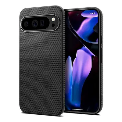 Kryt na mobil Spigen Liquid Air Matte Black Google Pixel 9 Pro XL