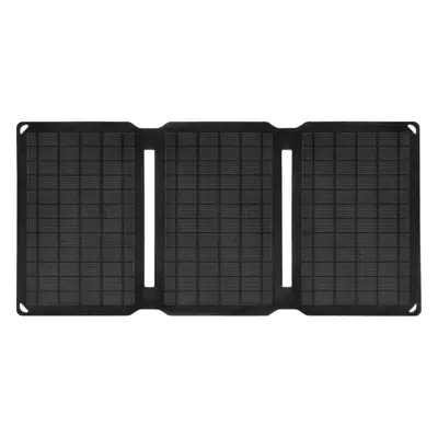 Solární panel Sandberg Solar Charger 21W 2xUSB, solární nabíječka, černá