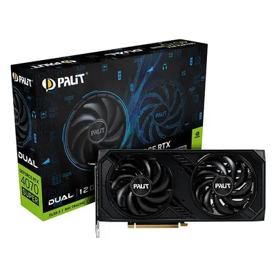 Grafická karta PALIT GeForce RTX 4070 SUPER Dual 12GB GDDR6X