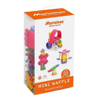 Stavebnice Mini Waffle Constructor Modré 140 ks