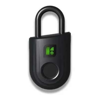 Visací zámek Igloohome Padlock Lite - chytrý visací zámek, otisk prstu, černá