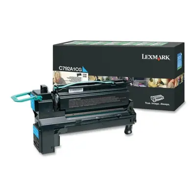 Toner LEXMARK C792A1CG azurový