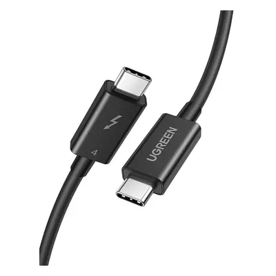 Datový kabel Ugreen USB-C to USB-C Thunderbolt 4 Cable 0.8m Black