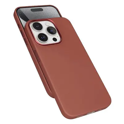 Kryt na mobil Epico Mag+ kožený kryt iPhone 16 Pro Max - hnědý