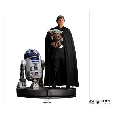 Figurka Star Wars - The Mandalorian - Luke Skywalker, R2-D2 and Grogu - Legacy Replica 1/4