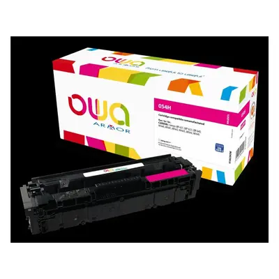 OWA Armor toner kompatibilní s Canon CRG-054H M, 2300st, červená/magenta