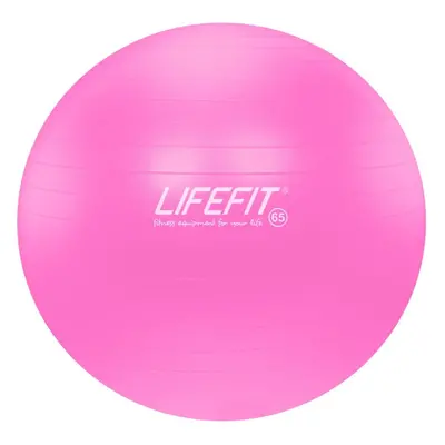 Gymnastický míč LifeFit Anti-Burst 65 cm, růžový