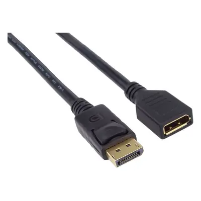 Video kabel PremiumCord DisplayPort - DisplayPort prodlužovací, stíněný, 3m