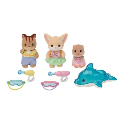 Sylvanian Families 5749 Zábava u bazénu Baby Trio