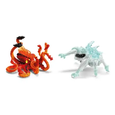 Schleich 70826 ELDRADOR® CREATURES Ledový brouk vs. Ohnivý kraken