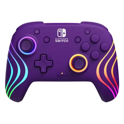 Gamepad PDP Pad Wireless Afterglow Wave - Purple - Nintendo Switch