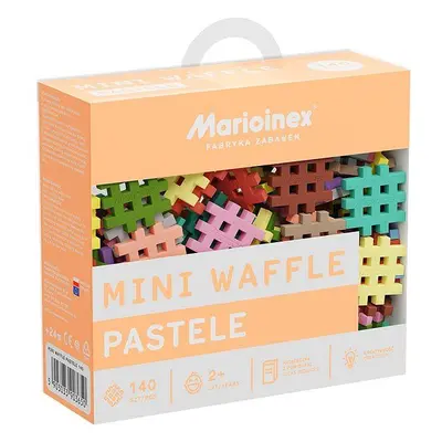 Stavebnice Mini Waffle Pastelové 140 ks