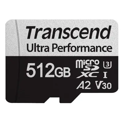 Paměťová karta Transcend microSDXC 512GB 340S + SD adaptér