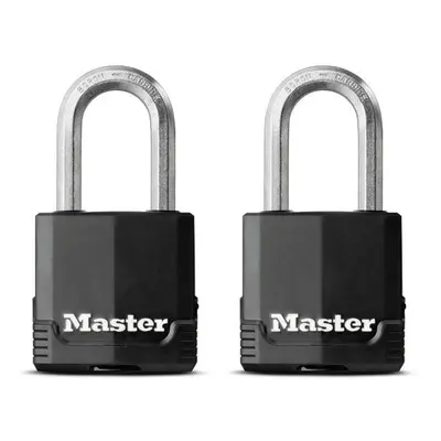 Visací zámek Master Lock Set 2 ks visacích zámků z vrstvené oceli M115EURTLF Master Lock Excell 