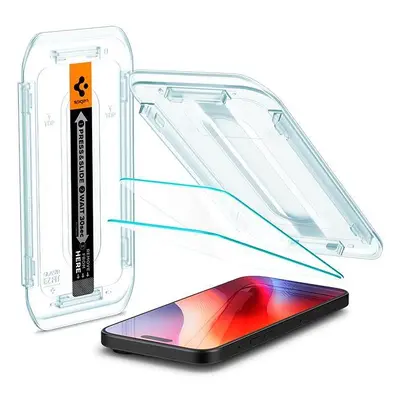 Ochranné sklo Spigen Glass tR EZ Fit 2 Pack transparency iPhone 16 Pro Max