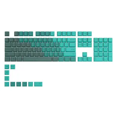 Náhradní klávesy Glorious GPBT Keycaps - 114 PBT, ANSI, Rain Forest - US INTL