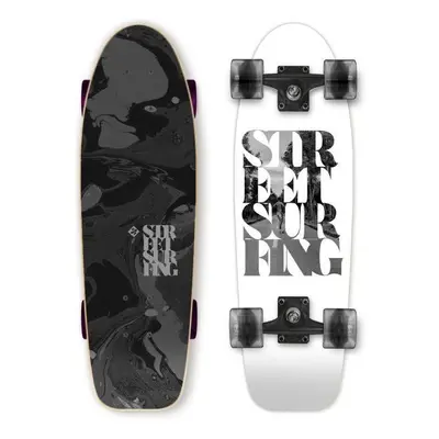 Skateboard Street Surfing Cruiser 28" White Soul