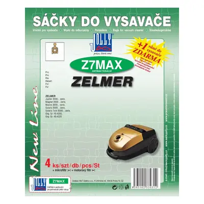 Sáčky do vysavače Sáčky do vysavače Z7 MAX - textilní - vůně Cherry