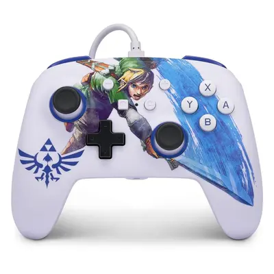 Gamepad PowerA Enhanced Wired Controller for Nintendo Switch - Master Sword Attack