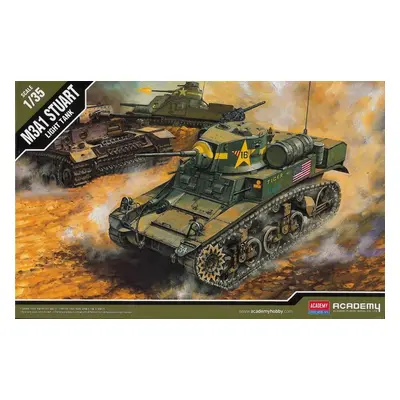 Plastikový model Model Kit tank 13269 - US M3A1 STUART LIGHT TANK