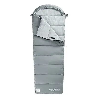 Spací pytel Naturehike Pratelný spacák M180 s kapucí, 1200 g, šedý, levý