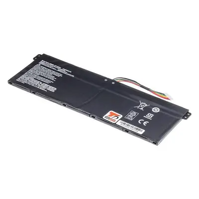 Baterie do notebooku T6 Power pro Acer Aspire 3 A315-23, Li-Ion, 11,25 V, 3830 mAh (43 Wh), čern