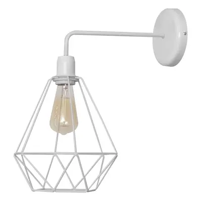 Nástěnná lampa Nástěnné svítidlo KARO 1xE27/60W/230V bílá