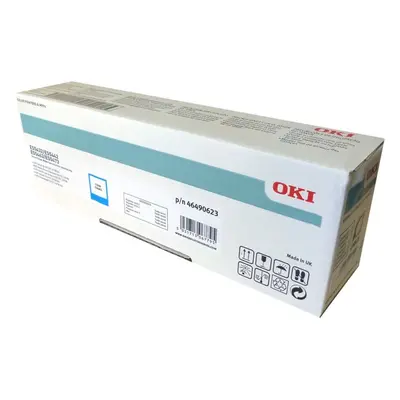 Toner OKI 46490623 azurový