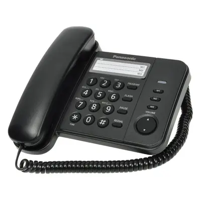 Telefon pro pevnou linku Panasonic KX-TS520FXB Black