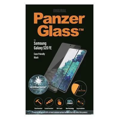 Ochranné sklo PanzerGlass Edge-to-Edge Antibacterial pro Samsung Galaxy S20 FE černé