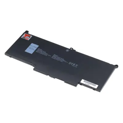 Baterie do notebooku T6 Power pro Dell Latitude 7490, Li-Poly, 7,6 V, 7500 mAh (57 Wh), černá