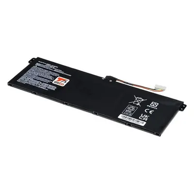 Baterie do notebooku T6 Power pro Acer Aspire 3 A314-22, Li-Ion, 11,25 V, 4470 mAh (50 Wh), čern