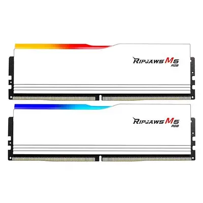 Operační paměť G.SKILL 32GB KIT DDR5 6000MT/s CL30 Ripjaws M5 RGB White