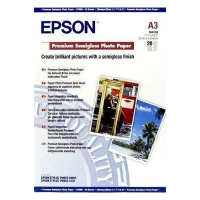 Fotopapír Epson Premium Semi-Gloss Photo Paper - A4 - 20 listů