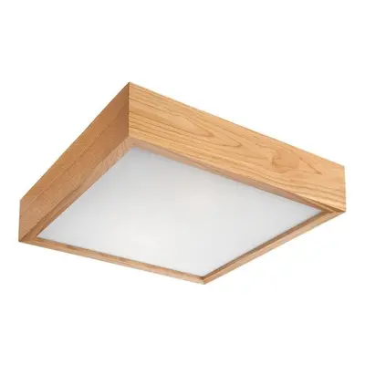 Stropní světlo Stropní svítidlo OAK SQUARE 1xE27/60W/230V dub 27,5 cm