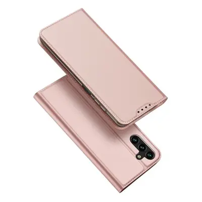 Pouzdro na mobil DUX DUCIS Skin Pro flipové kožené pouzdro pro Samsung Galaxy A14 4G / 5G Pink