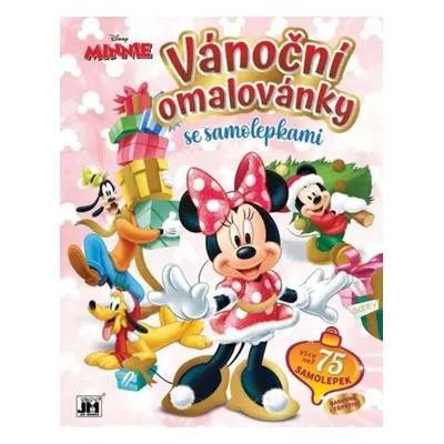 Omalovánky Vánoční omalovánky Minnie: se samolepkami