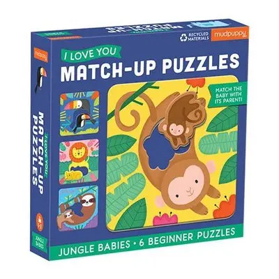 Puzzle Match-Up Puzzle - Mláďata z džungle