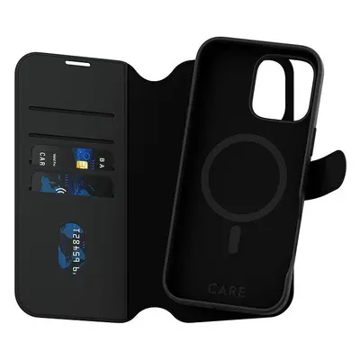 Kryt na mobil PanzerGlass CARE pouzdro Apple iPhone 16 Pro Max MagSafe Wallet 2v1 černý