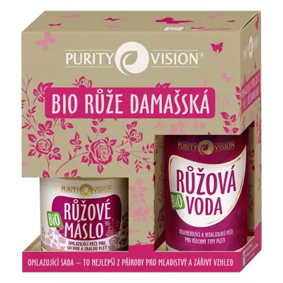 Dárková kosmetická sada PURITY VISION Omlazující sada s růží damašskou