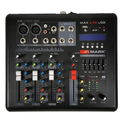 Mixážní pult MARK MAX 4 FX USB BT