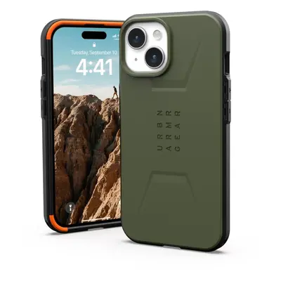 Kryt na mobil UAG Civilian MagSafe Olive Drab iPhone 15