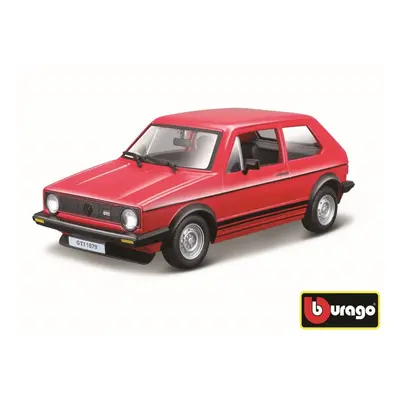 Kovový model Bburago Volkswagen Golf MK1 GTI Red