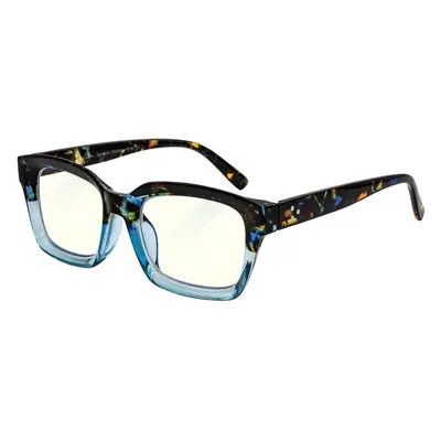 Brýle na počítač GLASSA Blue Light Blocking Glasses PCG 014, +1,50 dio, modrý vzor