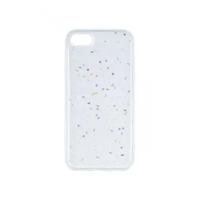 Kryt na mobil TopQ Kryt iPhone SE 2020 Glitter Moon průhledný 71214