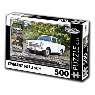 Puzzle Retro-auta Puzzle č. 38 Trabant 601 S (1979) 500 dílků