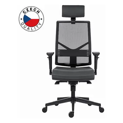 Powerton Kancelářské ergonomické křeslo Marie, Šedé