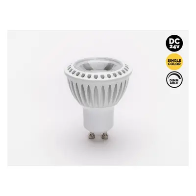 Kama Lights Žárovka GU10 24V 8W 3000K, bílá