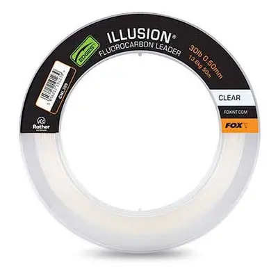 FOX Fluorocarbon Illusion Fluorocarbon Leader Clear 50m 0,50mm 30lb 13,6kg