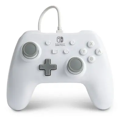 Gamepad PowerA Wired Controller for Nintendo Switch - White